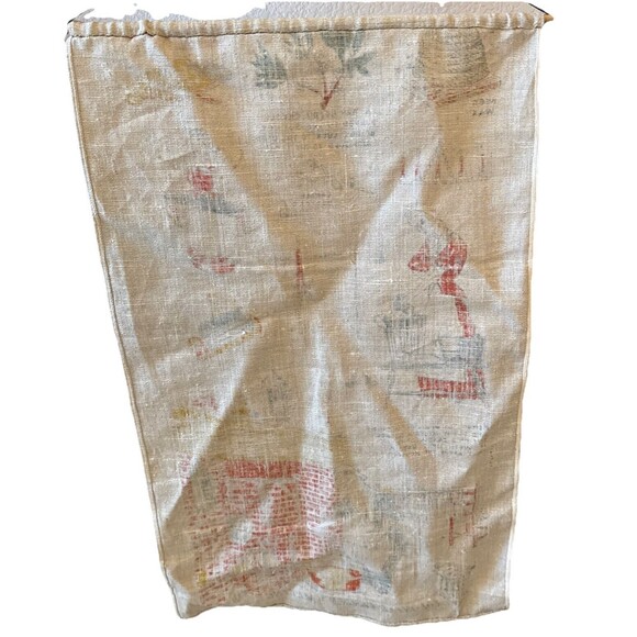 Vintage Wert Linen Tea Towel Bible Verse Colonial Candle Making Dish Bee Hive - Picture 5 of 10